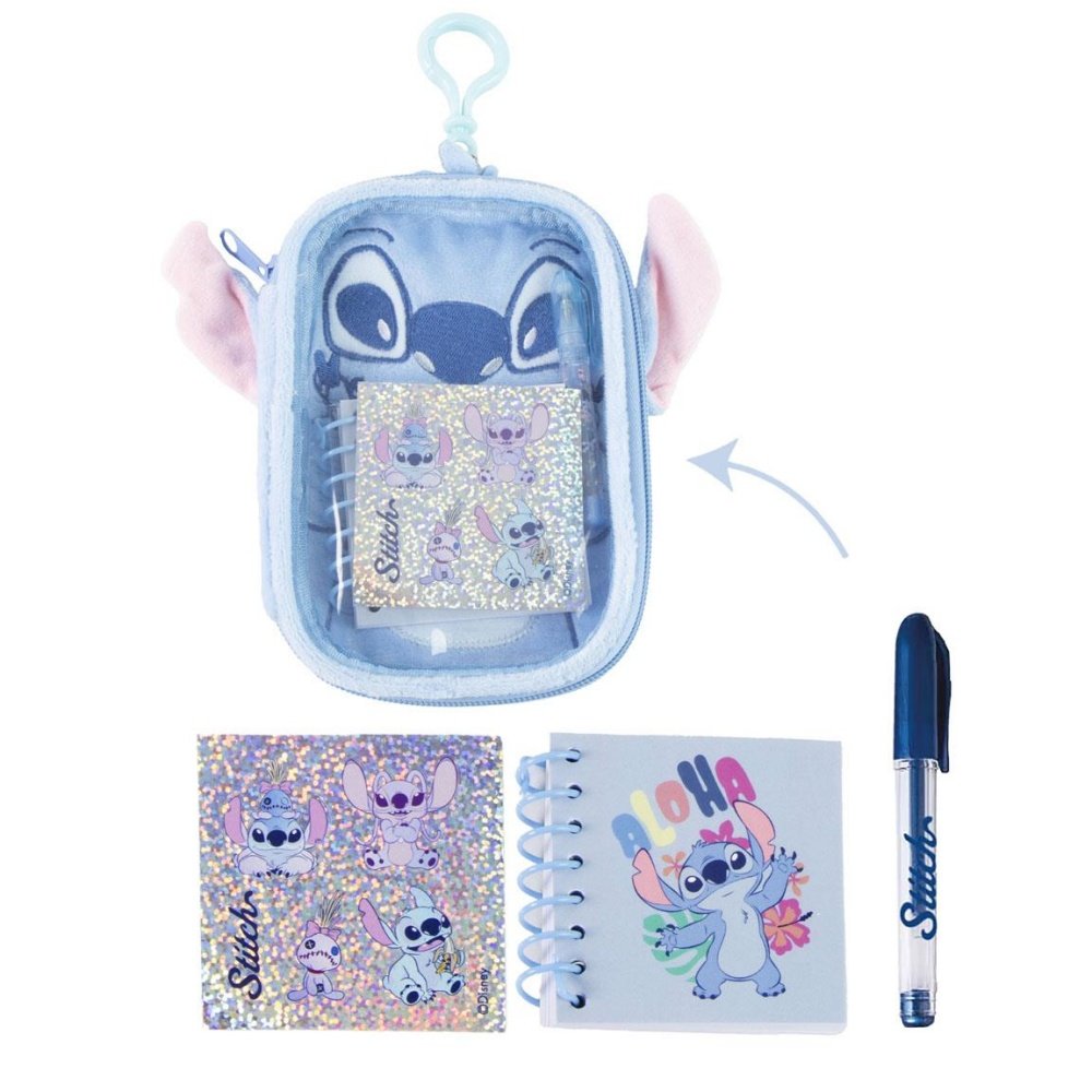 Set de Papelería Peluche Stitch Cerda Regalo