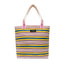 BOLSO PLAYA MR WONDERFUL RAYAS - AMARILLO, VERDE Y MORADO | MR WONDERFUL