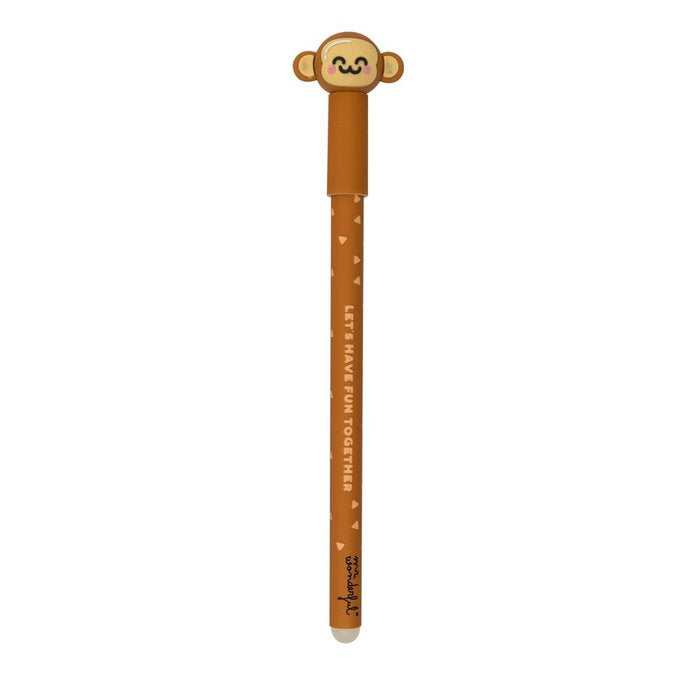 Set 12 Bolígrafos Borrables Monkey Let's Have Fun Together MR Wonderful Imagen principal del producto