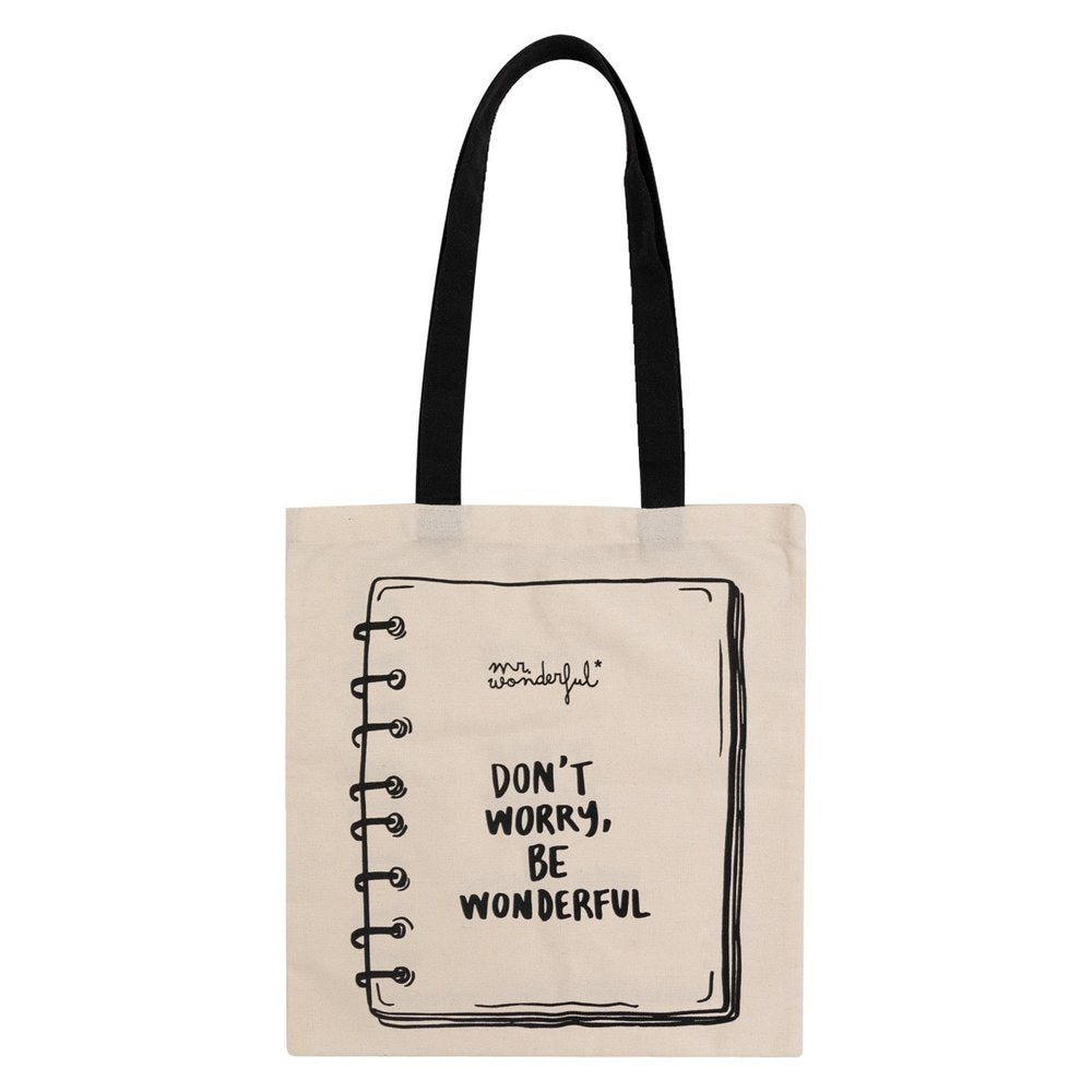 Bolsa de Tela Mr Wonderful Don't Worry Marca MR WONDERFUL