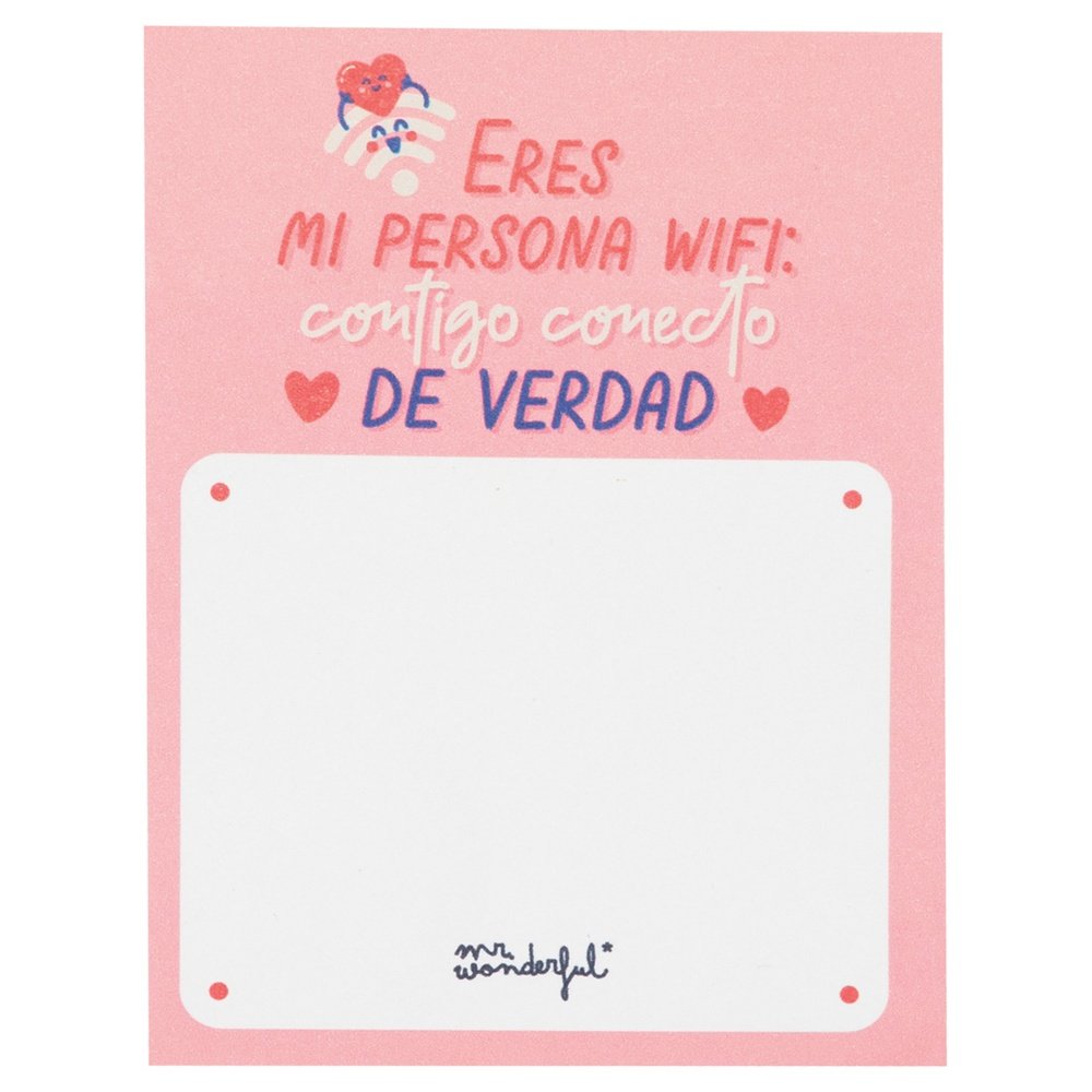 Notas Adhesivas con Mensajes Robacorazones MR Wonderful