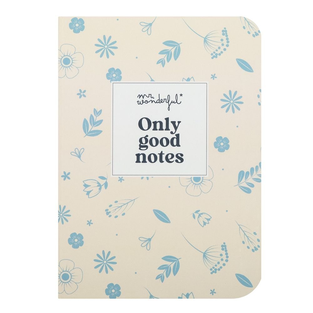 Libreta A6 Only Good Notes Marca MR Wonderful