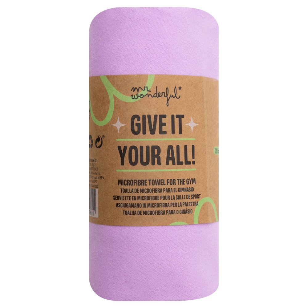 TOALLA DE MICROFIBRA PARA GIMNASIO - NOTHING CAN STOP ME | MR WONDERFUL | 1 UNIDAD | 8445641059611