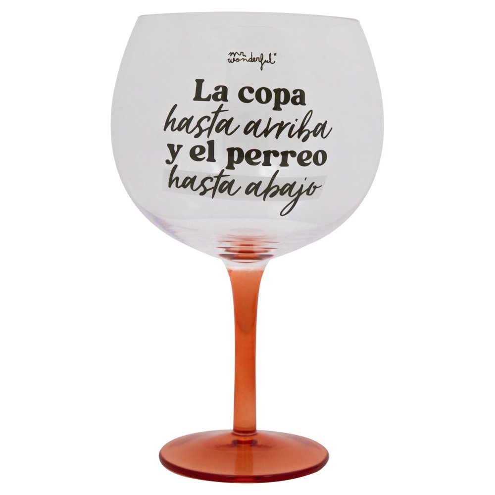 COPA DE BALON - LA COPA HASTA ARRIBA Y EL PERREO HASTA ABAJ | MR WONDERFUL | 1 UNIDAD | 8445641059888 Imagen principal del producto