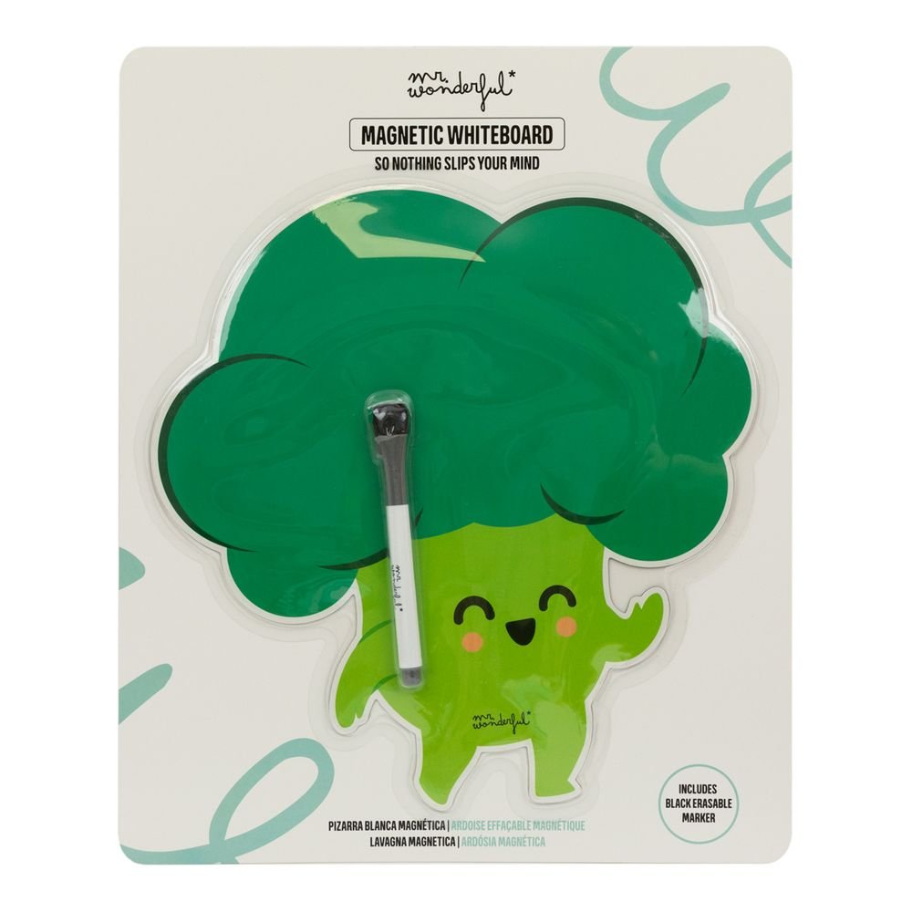 Pizarra blanca magnética Broccoli MR Wonderful