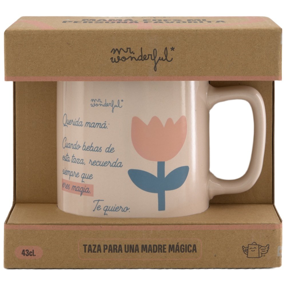 TAZA - QUERIDA MAMA | MR WONDERFUL | 1 UNIDAD | 8445641061669