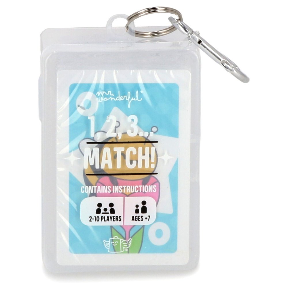 Juego de Cartas 1 2 3 Match MR WONDERFUL Imagen principal del producto