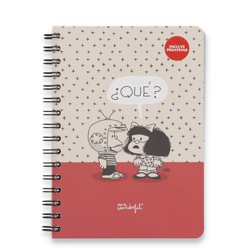 Libreta A5 Mafalda Marca MR Wonderful