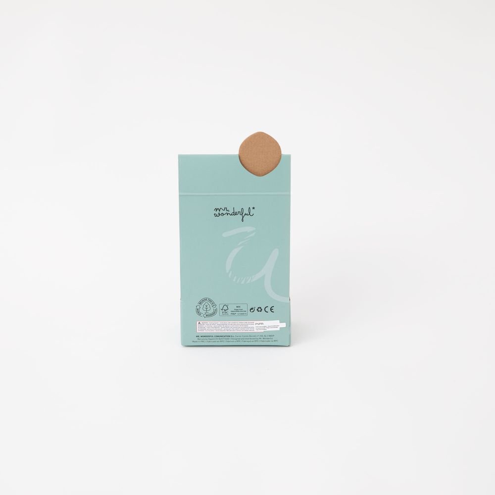 Bolígrafo borrable melocotón Mr Wonderful, pack 12 uds