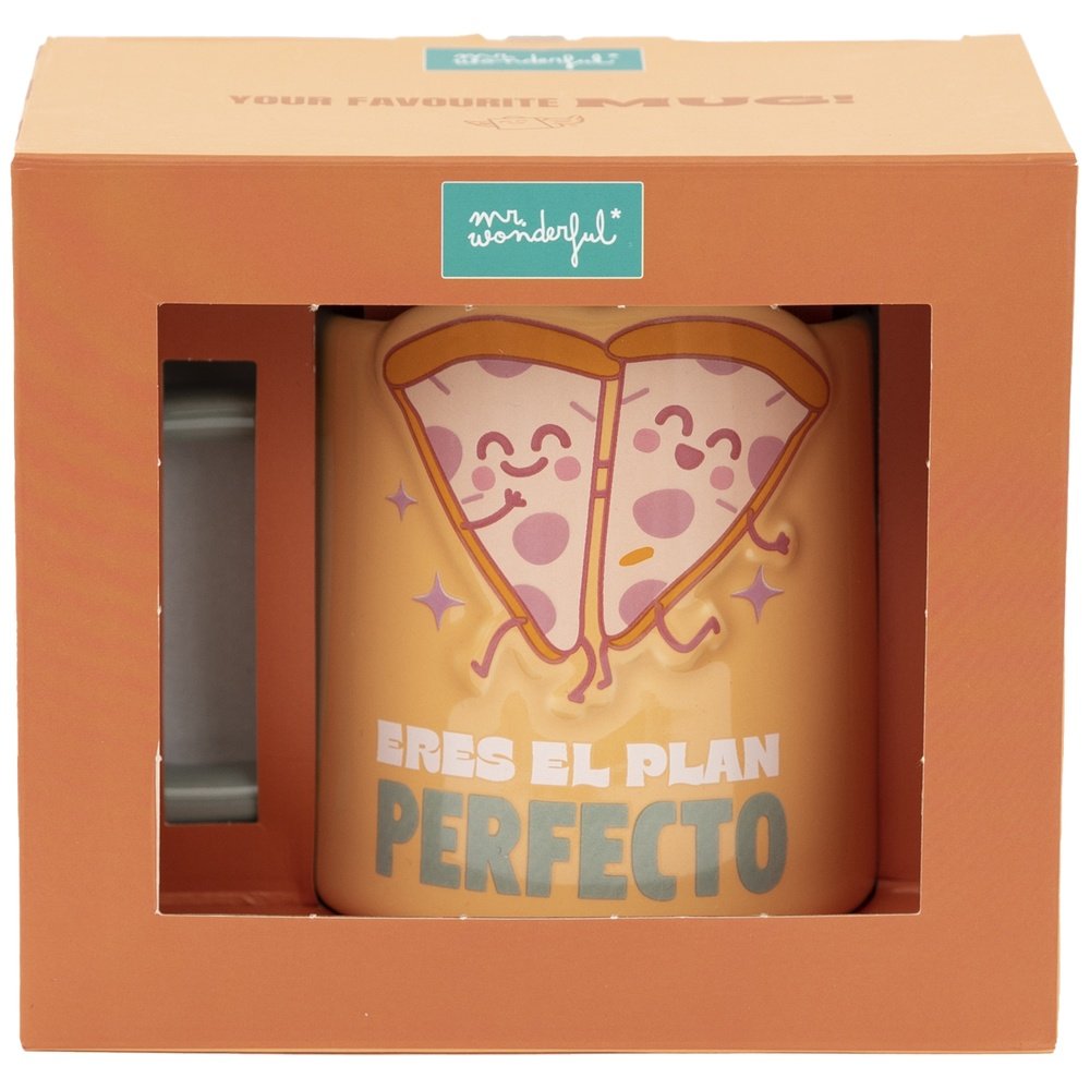 Taza 3D Pizzas Eres el Plan Perfecto MR Wonderful