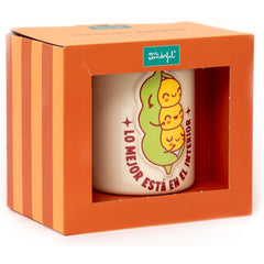 TAZA 3D GUISANTES LO MEJOR ESTA EN EL INTERIOR | MR WONDERFUL | 1 UNIDAD | 8445641068378