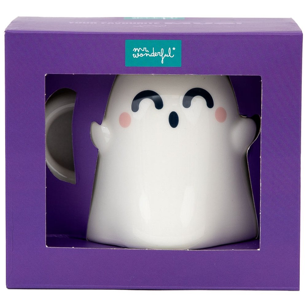 TAZA 3D HALLOWEEN FANTASMA | MR WONDERFUL | 1 UNIDAD | 8445641068392