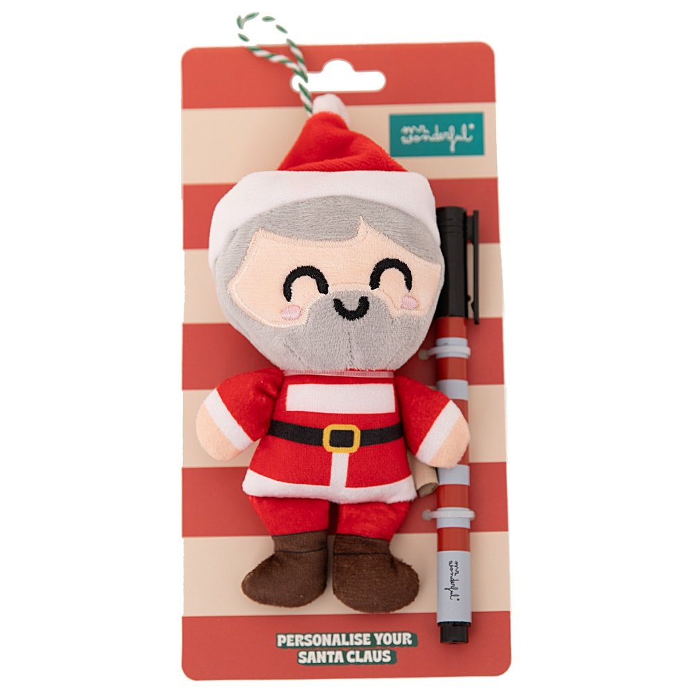 Adorno Navideño Personalizable Papa Noel Marca MR Wonderful