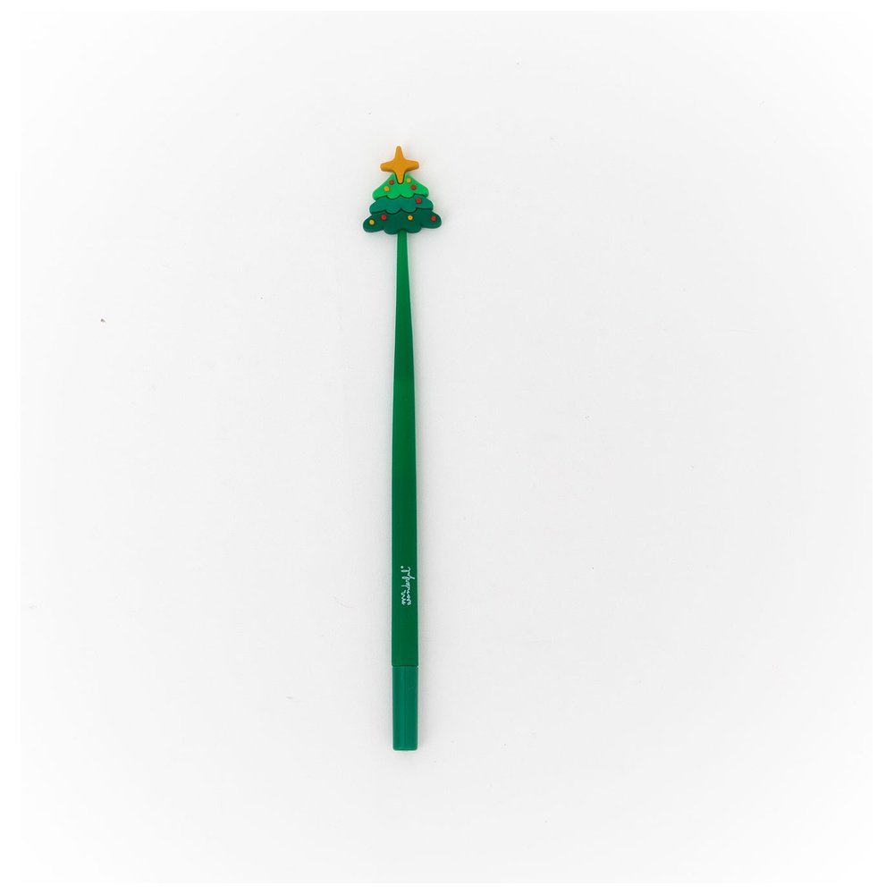 Boligrafo Flexible Verde Árbol de Navidad Marca Mr Wonderful