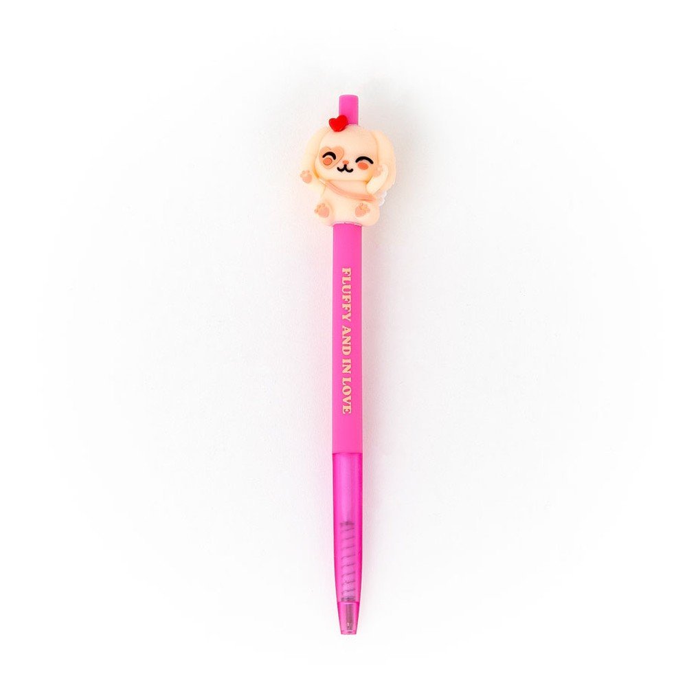 Expositor 12 Bolígrafos Conejito Cupido 3D Fluffy in Love MR WONDERFUL