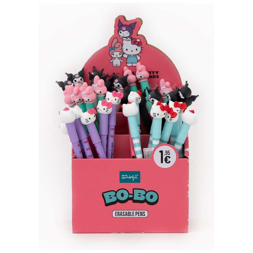 Expositor 36 Bolígrafos Borrables Hello Kitty MR Wonderful Imagen principal del producto