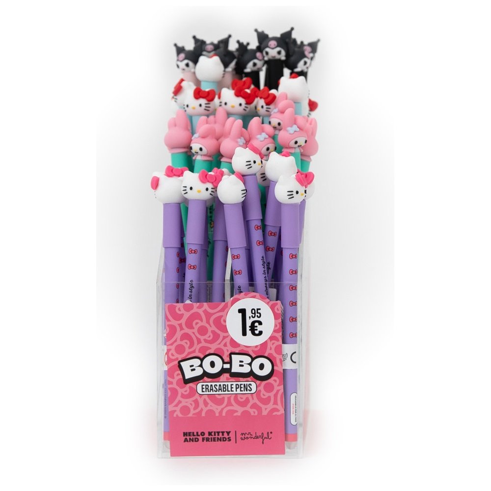 Expositor Metacr 48 bolígrafos borrables Hello Kitty MR Wonderful Imagen principal del producto