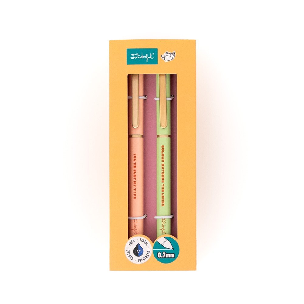 Set de 2 Bolis en Caja You’re Just My Type MR Wonderfull