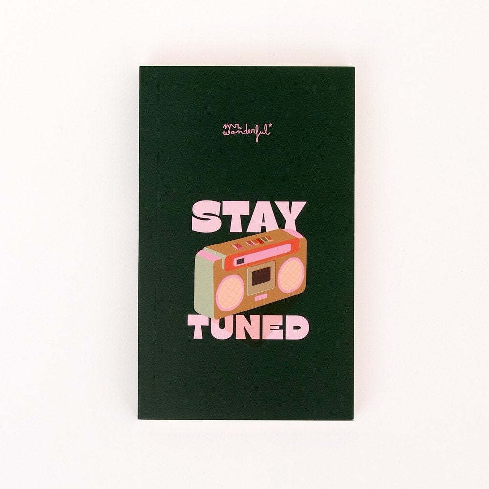 Cuaderno A5 240H Liso Stay Tuned