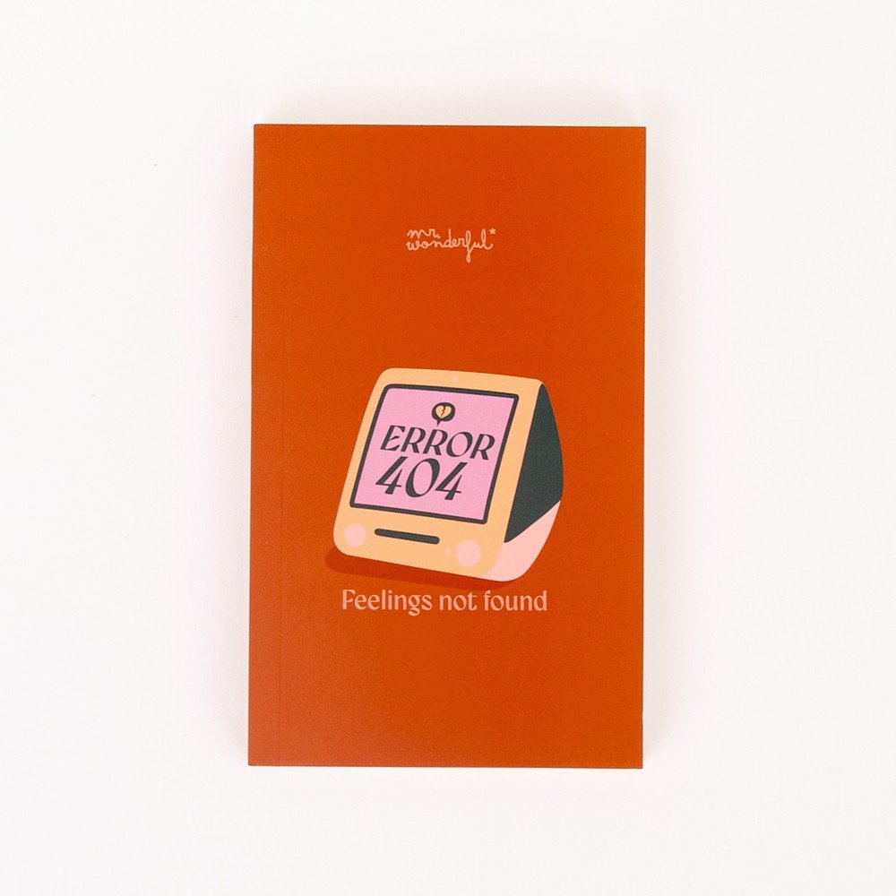 Cuaderno A5 240H liso Error 404 MR Wonderful
