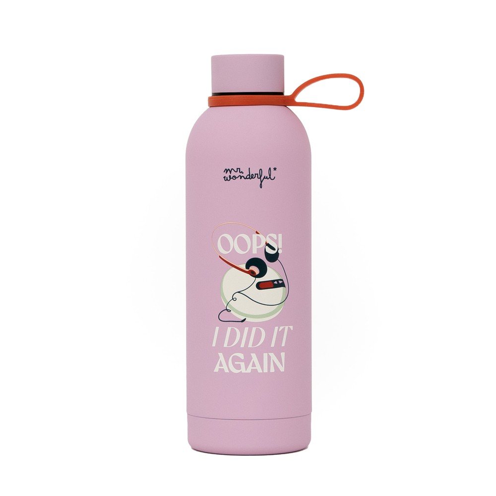 Botella térmica 550 ml con asa Oops! I Did It Again MR Wonderful Imagen principal del producto