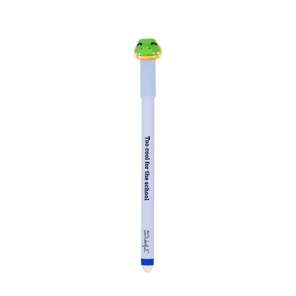 Boligrafo Borrable Bo-bo Cocodrilo Too Cool for the School Marca MR Wonderful