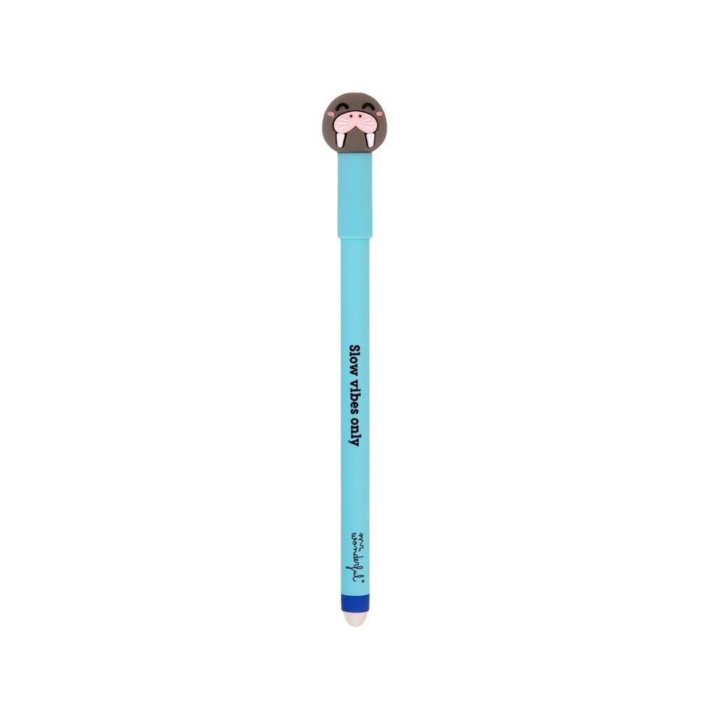 Boligrafo Borrable Bo-bo Morsa Slow Vibes Only Marca MR WONDERFUL Imagen principal del producto