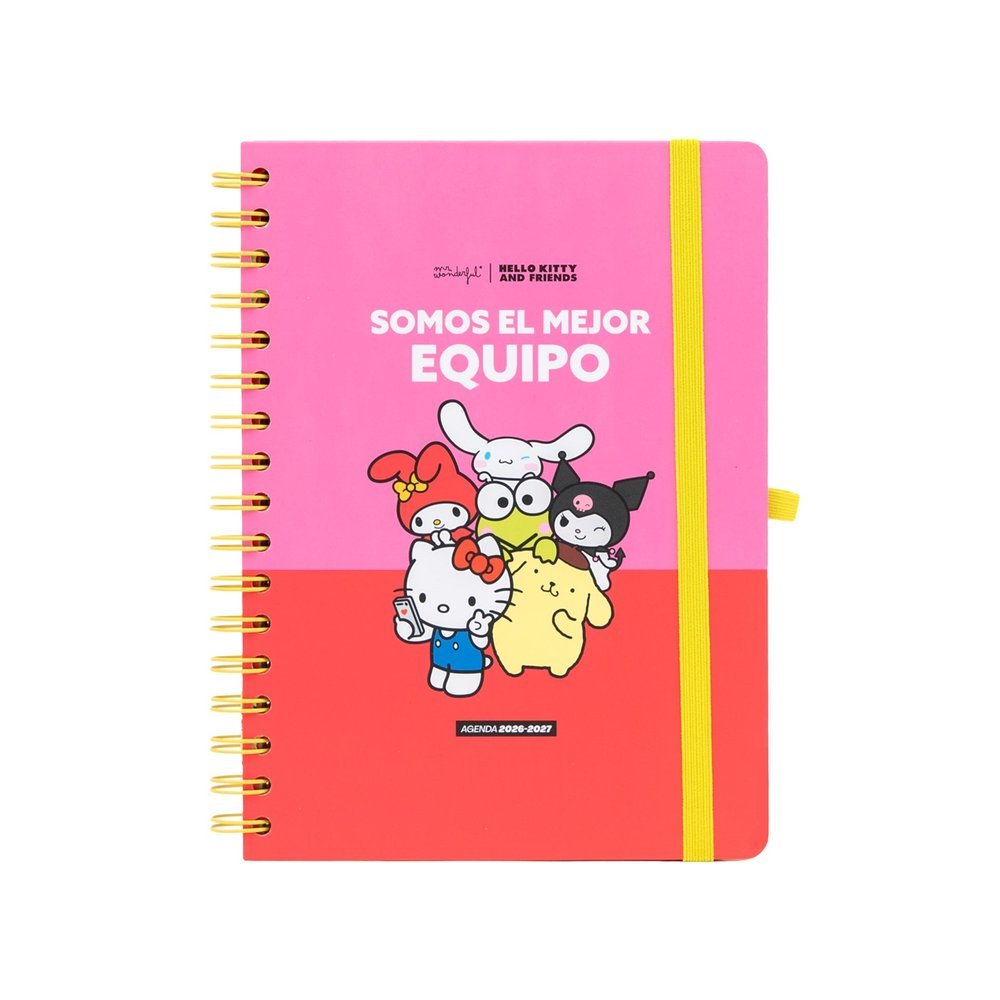 Agenda escolar 2026-2027 Hello Kitty & Friends MR Wonderfull Agendas