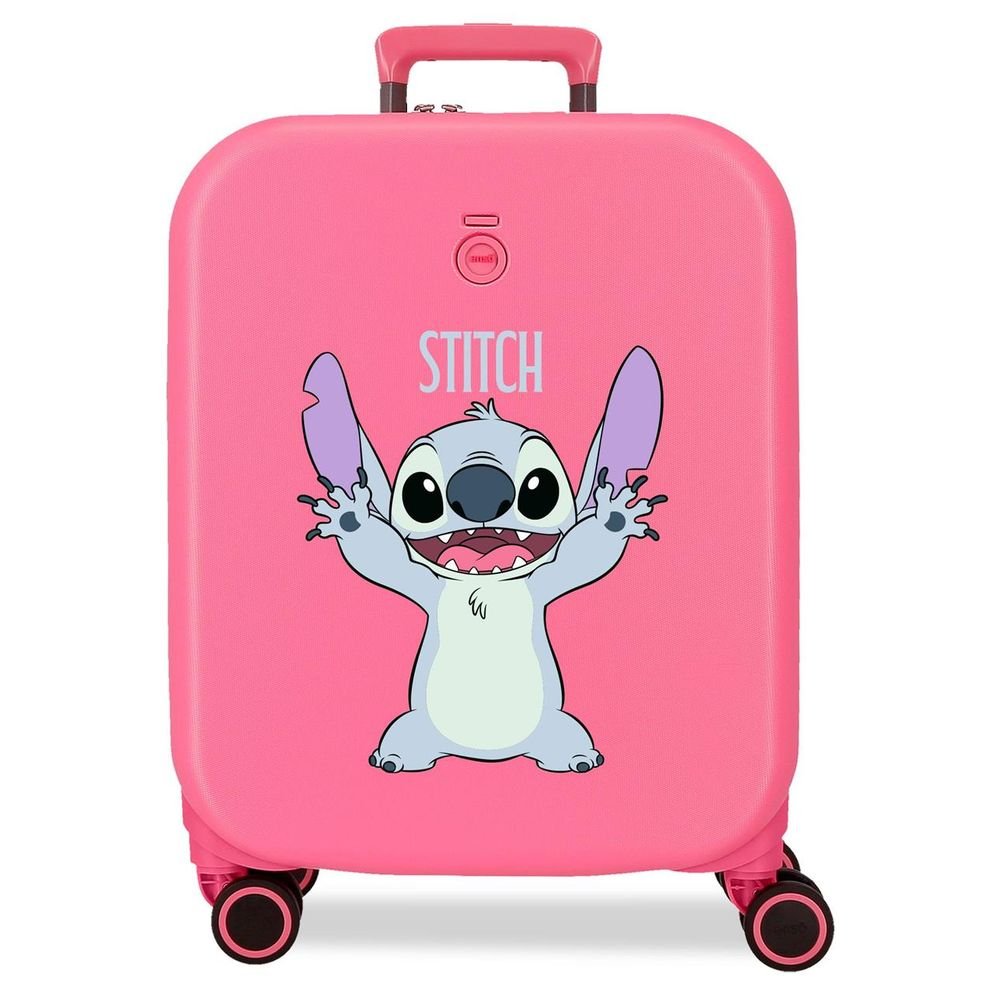 Maleta cabina expandible Stitch Playful rígida 55cm fucsia JOUMMA Maletas Imagen principal del producto