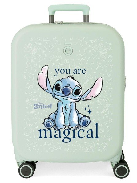 Maleta cabina expandible Stitch Magical rígida 55 cm menta JOUMMA Imagen principal del producto