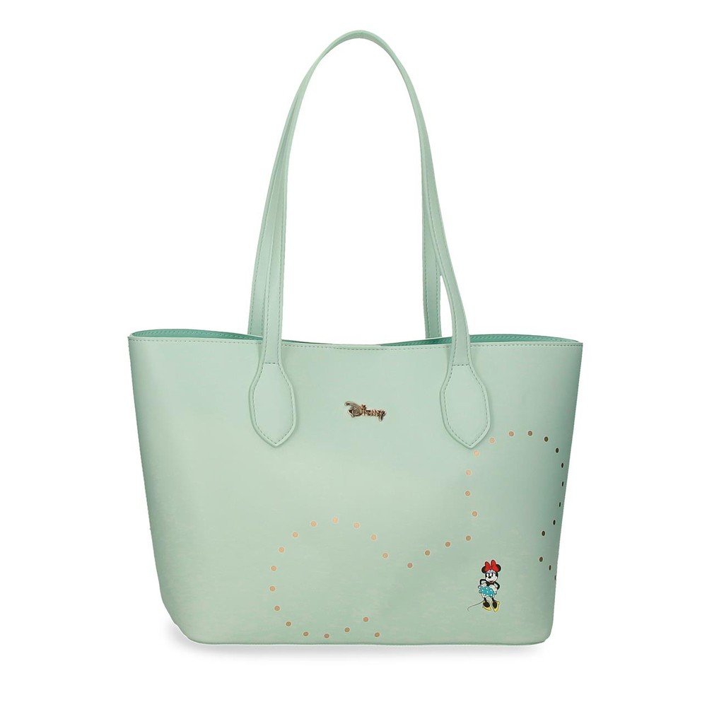 Bolso Tote Luxe Minnie Verde Turquesa JOUMMA Moda Licencias