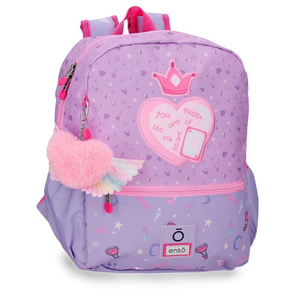 Mochila Infantil Enso Queen of Hearts 33 cm Adapt a Carro Marca Enso