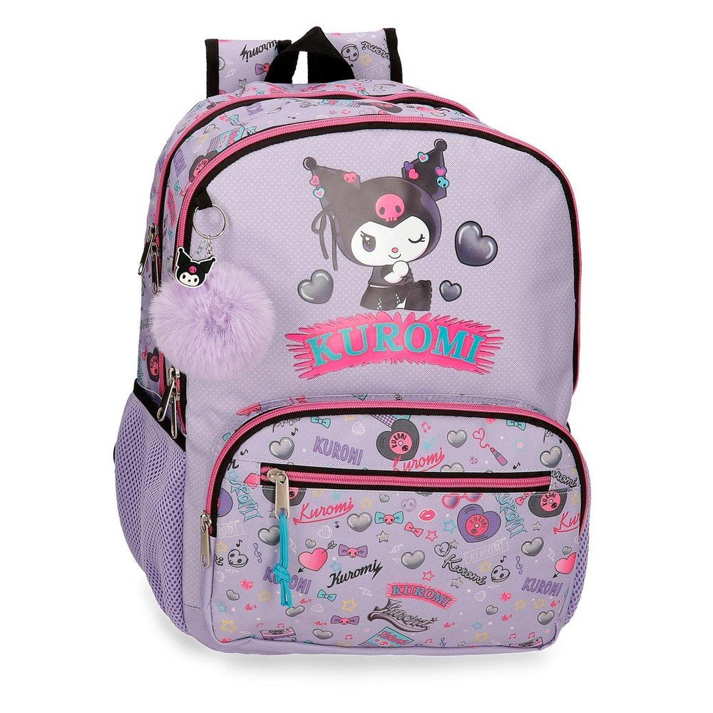 Mochila escolar doble Kuromi Retropop 44 cm JOUMMA BAGS