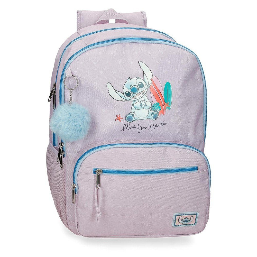 Mochila escolar doble Stitch desde Hawaii 44 cm rosa JOUMMA BAGS