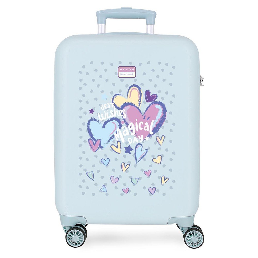 Maleta de cabina 55 cm Movom Best Wishes Azul claro marca Joumma Movom Maleta