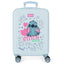 Maleta de cabina 55 cm Stitch Hearts azul claro JOUMMA Maletas licencia