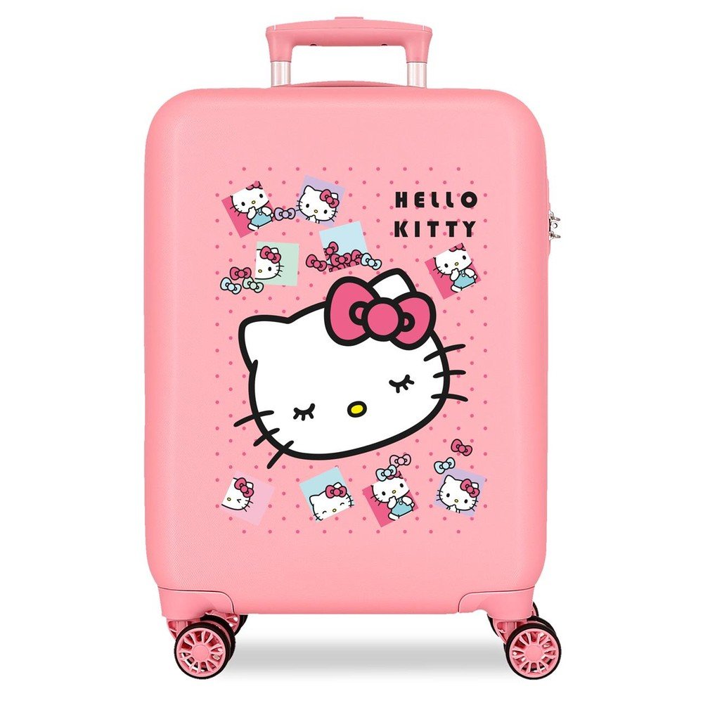 Maleta de cabina 55 cm Hello Kitty Bows Rosa JOUMMA Maleta de viaje