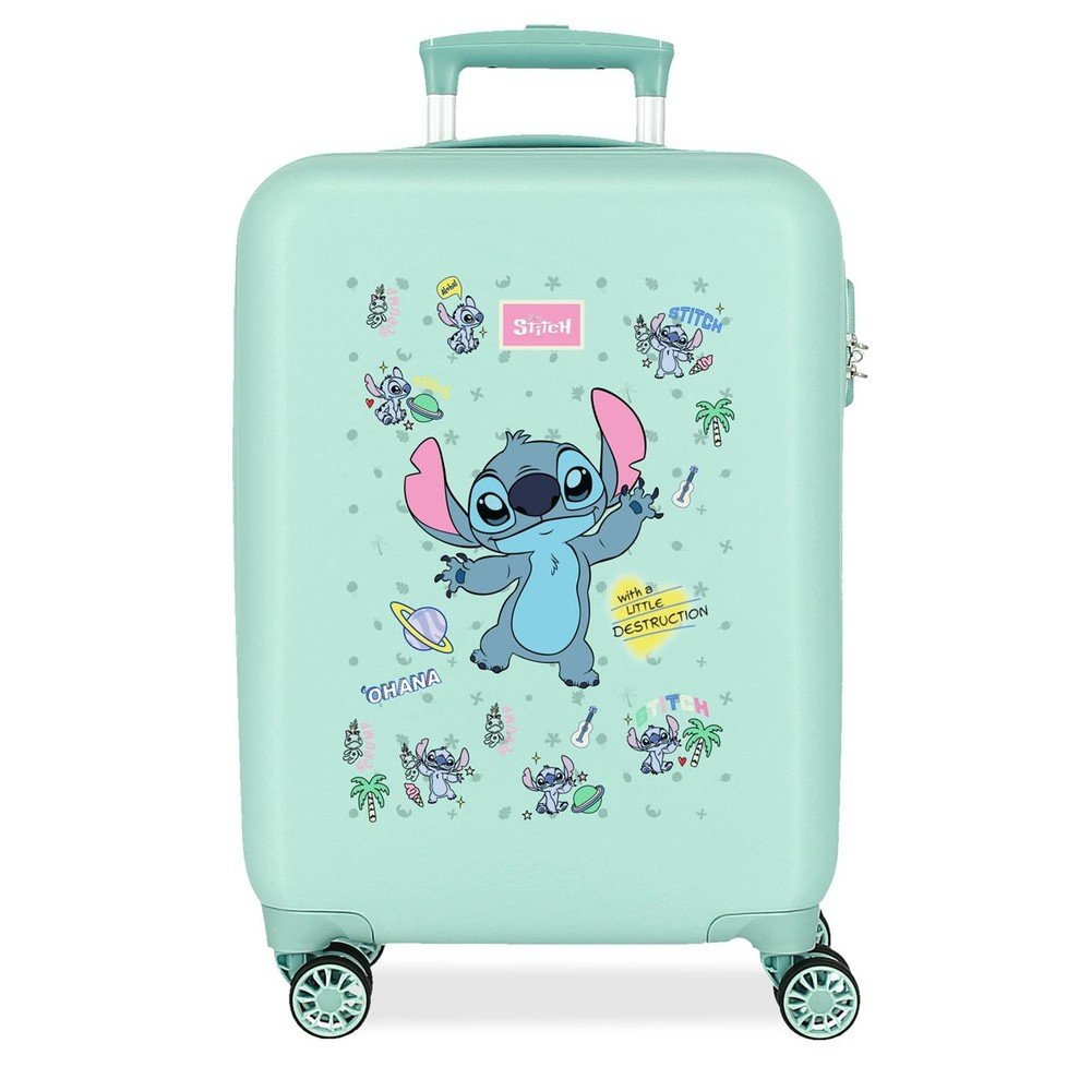Maleta de Cabina 55 cm Stitch Little Destruction Turquesa JOUMMA Maletas Licencia Imagen principal del producto