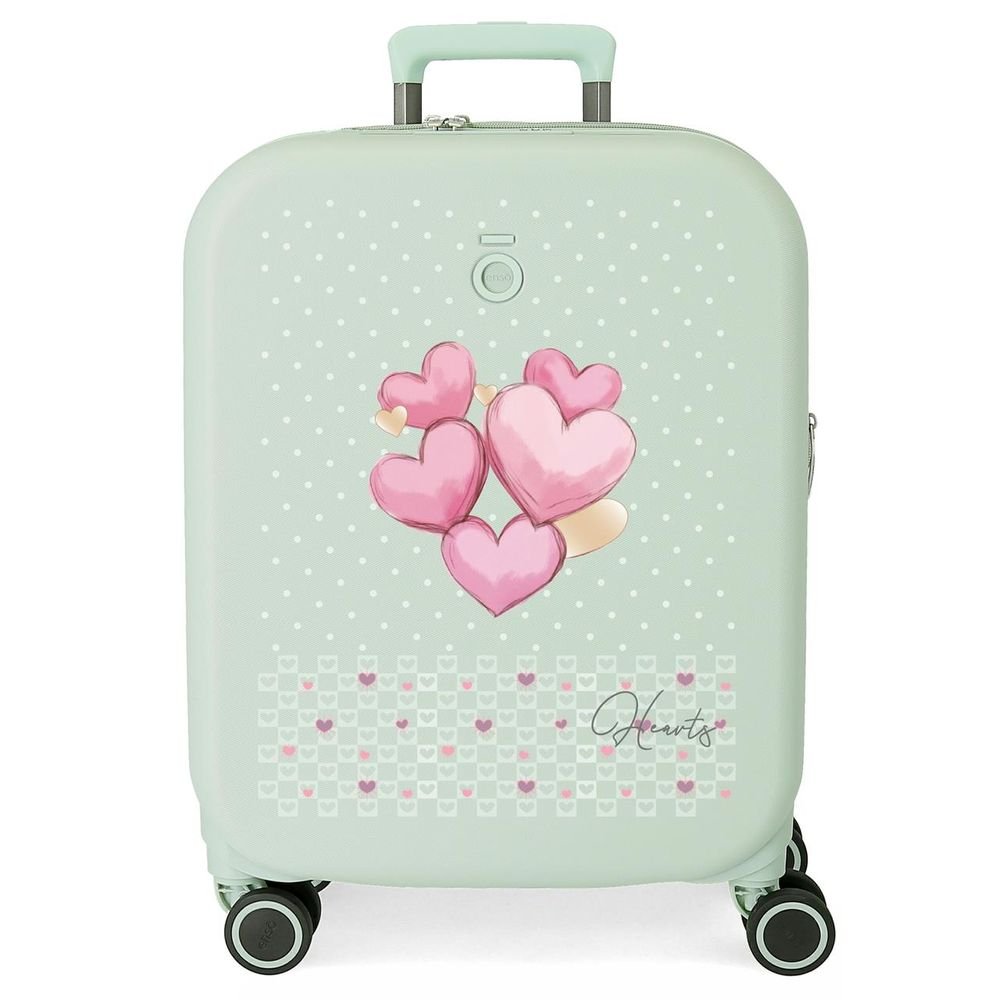 Maleta de cabina 55 cm Enso Hearts Menta JOUMMA Ensó Maletas Imagen principal del producto