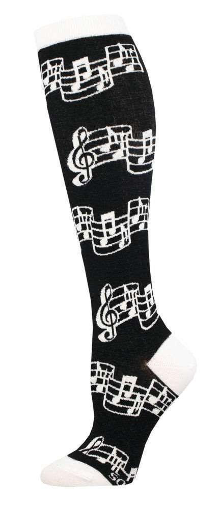 CALCETINES MUJER ALGODON CAÑA ALTA MUSICA 36-41 | SOCKSMITH | 1 UNIDAD | 8482920042650 Imagen principal del producto