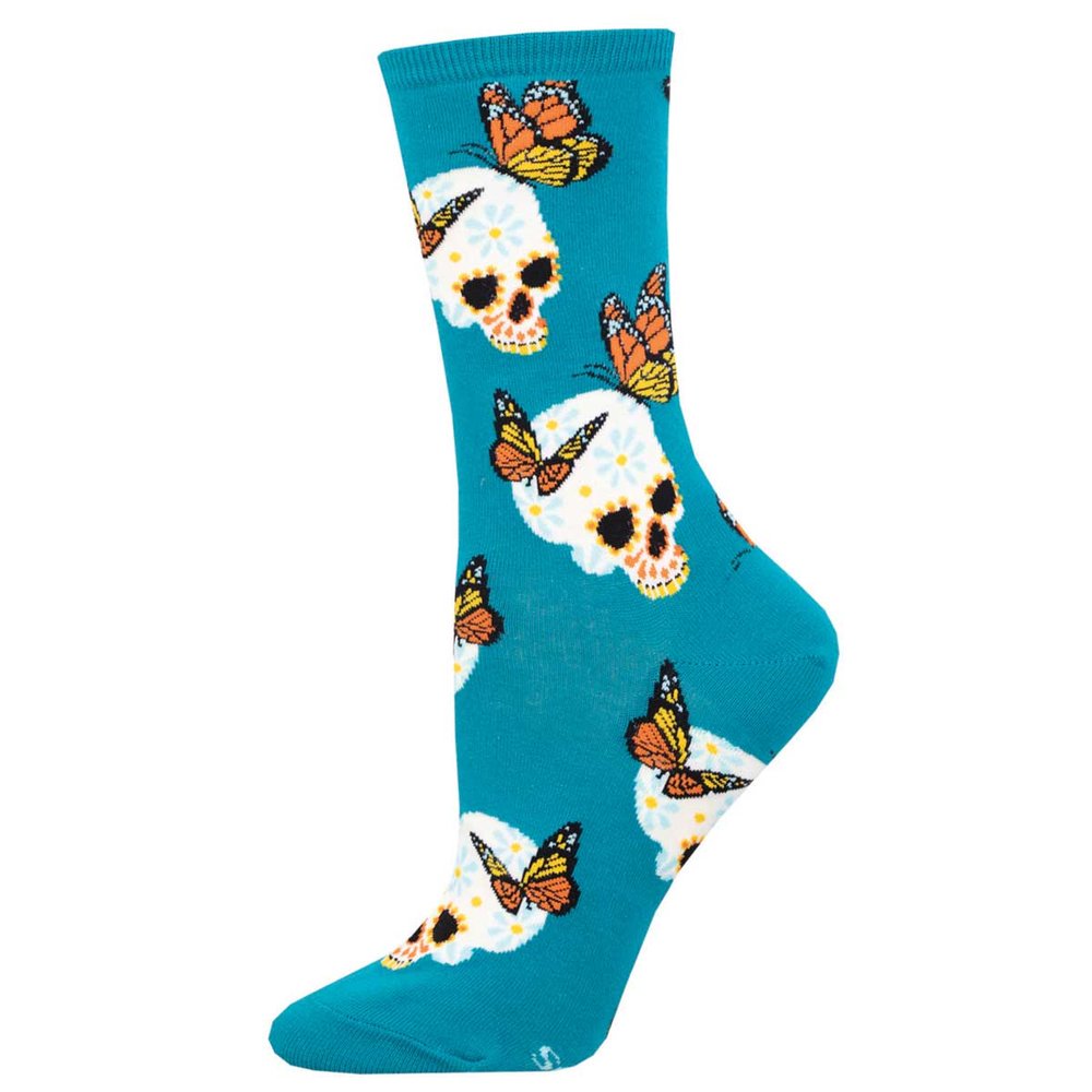 Calcetines Mujer Algodón Calavera Butterfly Socksmith Imagen principal del producto