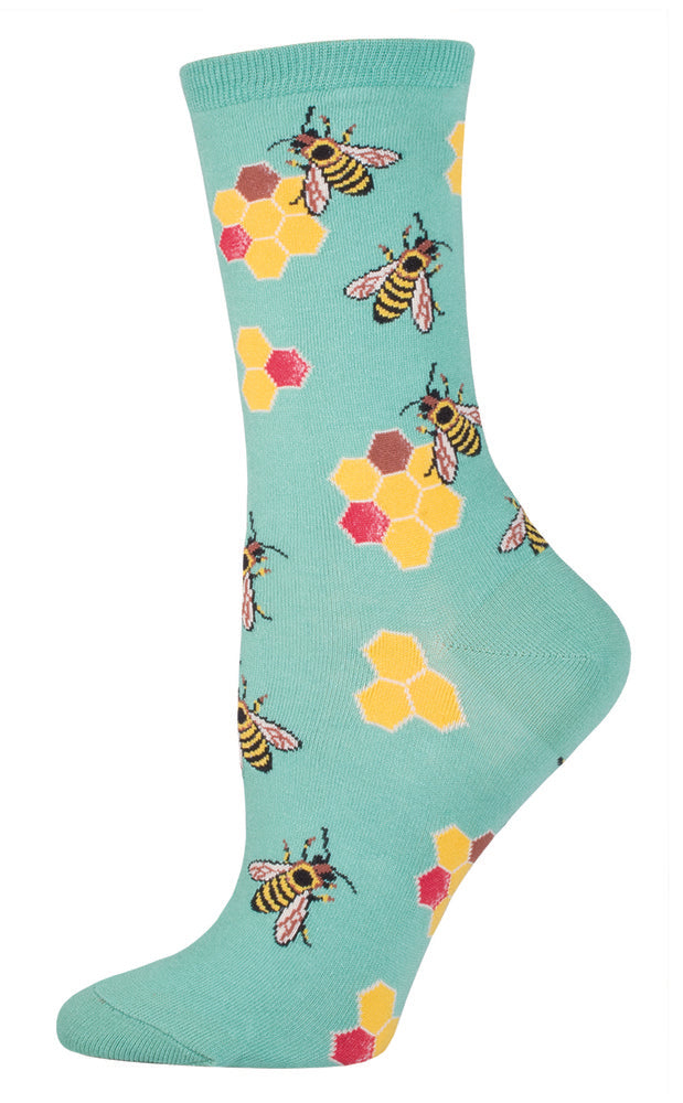 CALCETINES MUJER ALGODON ABEJAS 36-41 | SOCKSMITH | 1 UNIDAD | 8482920093454 Imagen principal del producto
