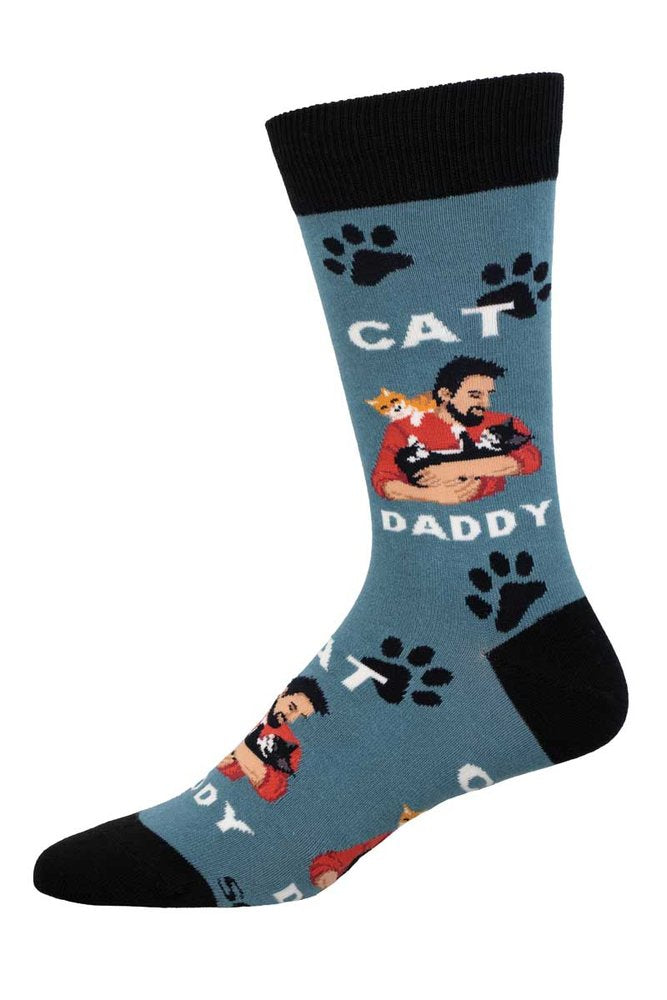 CALCETINES HOMBRE ALGODON PAPA DE GATOS 40-46 | SOCKSMITH | 1 UNIDAD | 8482920102354