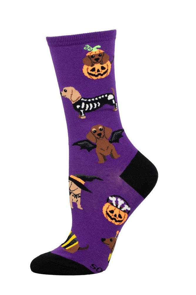 CALCETINES MUJER ALGODON DOGS HALLOWEEN 36-41 | SOCKSMITH | 1 UNIDAD | 8482920116696 Imagen principal del producto