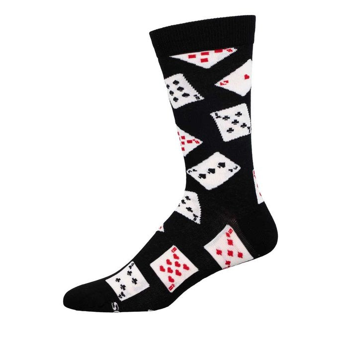CALCETINES DE BAMBU MEDIA CAÑA 40-46 DEAL ME IN BLACK | SOCKSMITH | 1 UNIDAD | 8482920120860