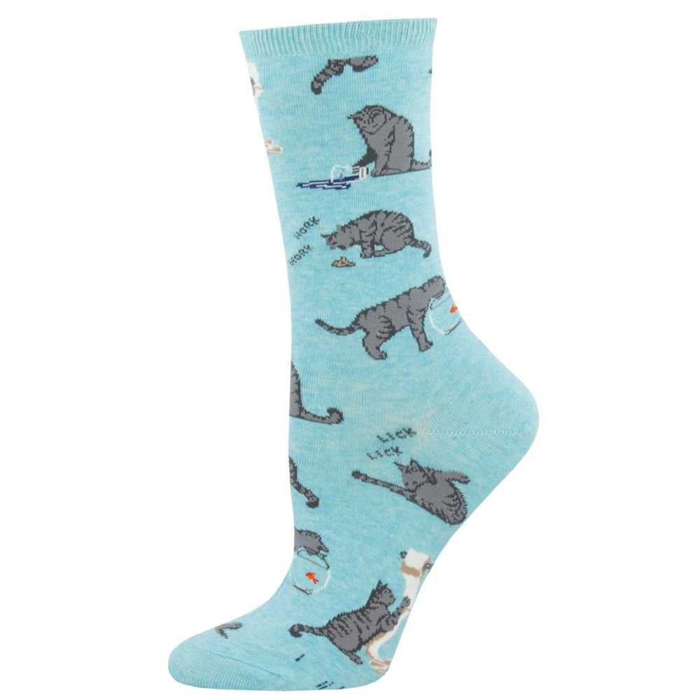 Calcetines de Algodón Media Caña Gato Azul 36-41 SOCKSMITH Imagen principal del producto