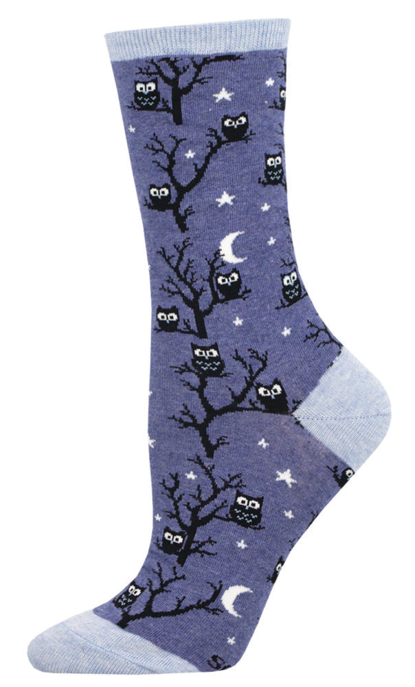 CALCETINES MUJER ALGODON BUHOS 36-41 | SOCKSMITH | 1 UNIDAD | 8482920558304