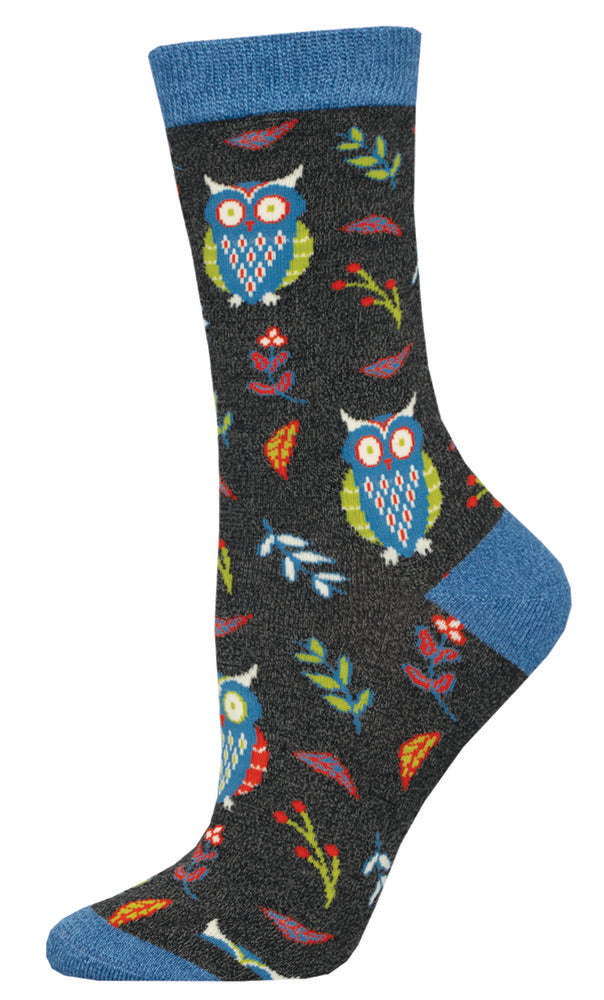 CALCETINES MUJER BAMBU BUHOS 36-41 | SOCKSMITH | 1 UNIDAD | 8482920562646