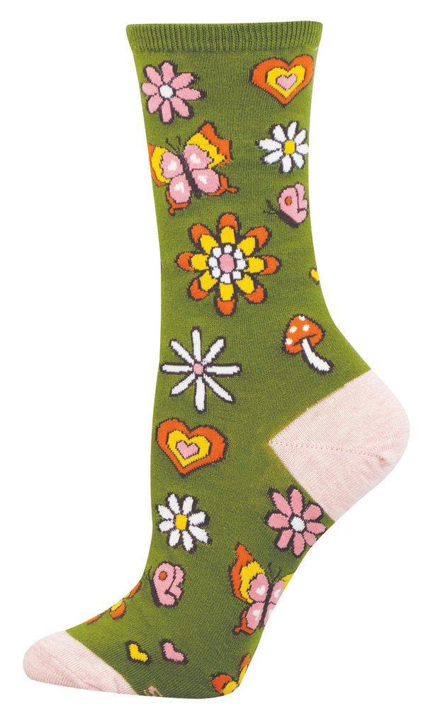 CALCETINES MUJER ALGODON FLOWER AND BUTTER 36-41 | SOCKSMITH | 1 UNIDAD | 8482920585416