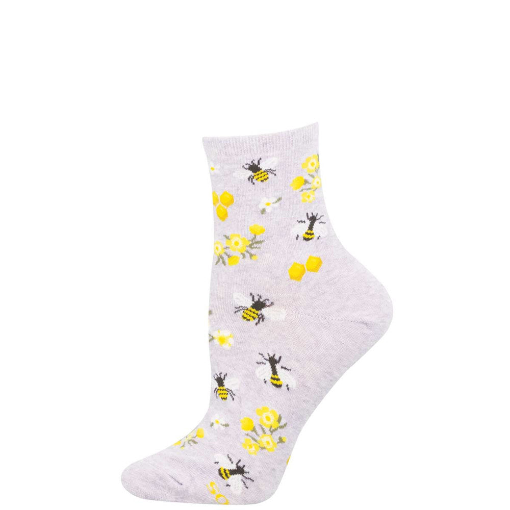 Calcetines algodón media caña Honey Bee Floral 36-41 SOCKSMITH Imagen principal del producto
